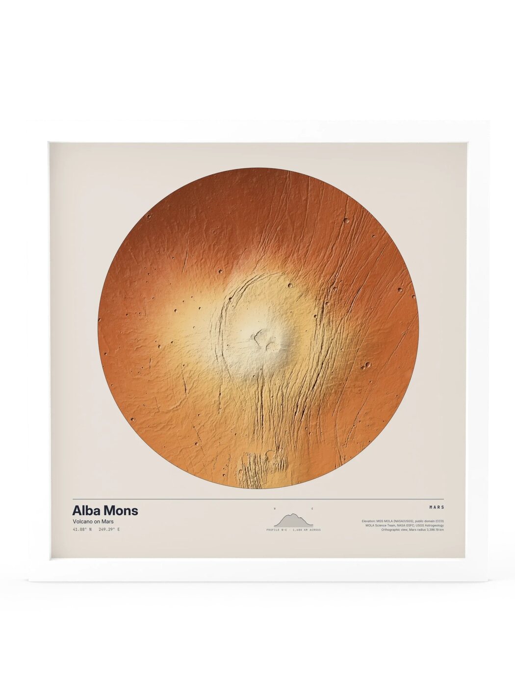 Worlds — Alba Mons, Mars, photo 6