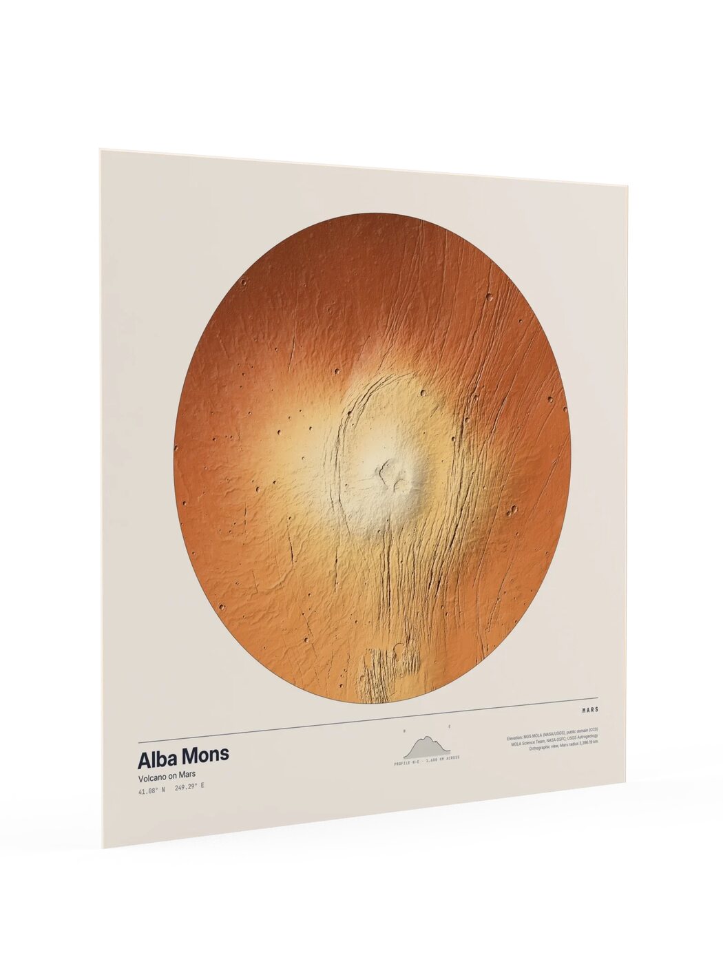 Worlds — Alba Mons, Mars, photo 2