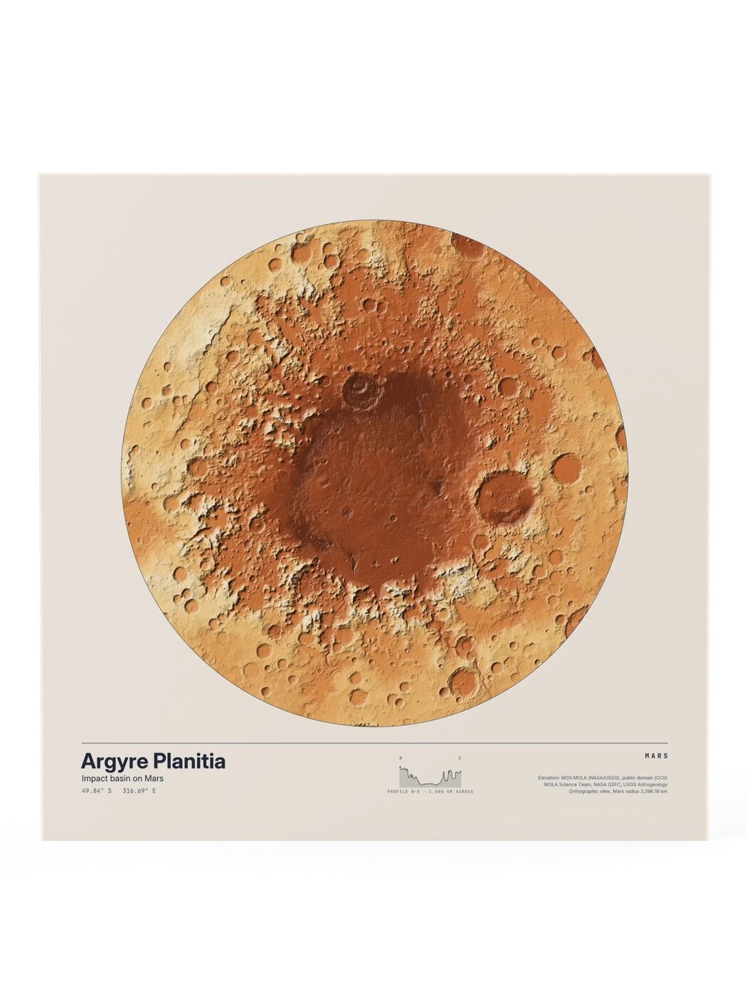 Worlds — Argyre Planitia, Mars