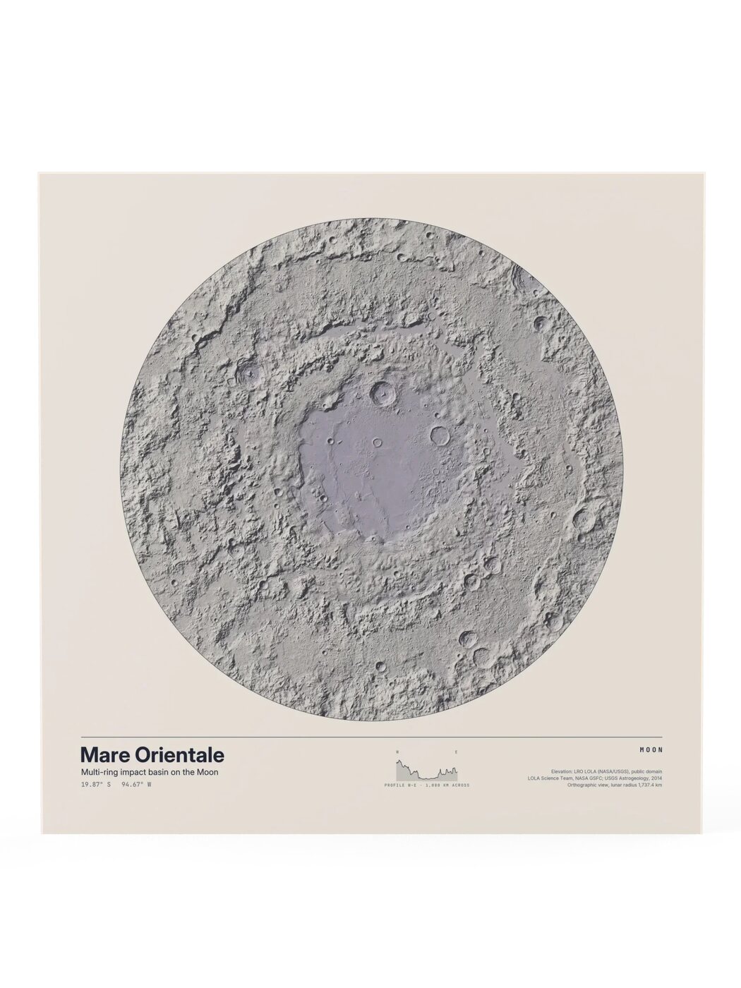 Worlds — Mare Orientale, the Moon