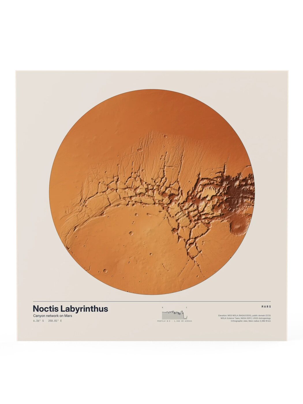 Worlds — Noctis Labyrinthus, Mars